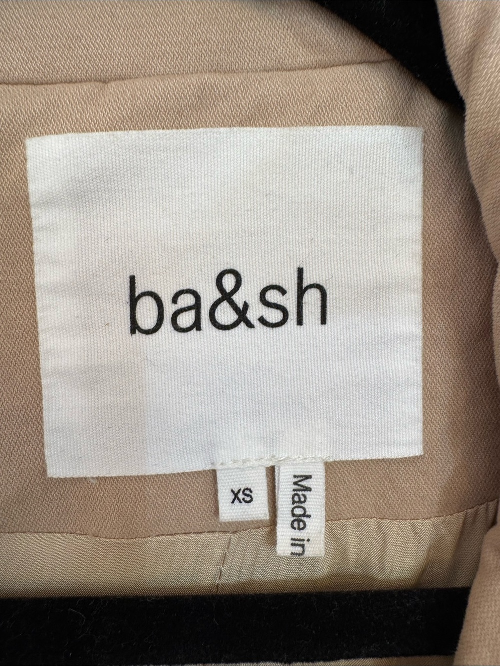 ba&sh Cropped Beige Utility Jacket - Picture 3 of 4